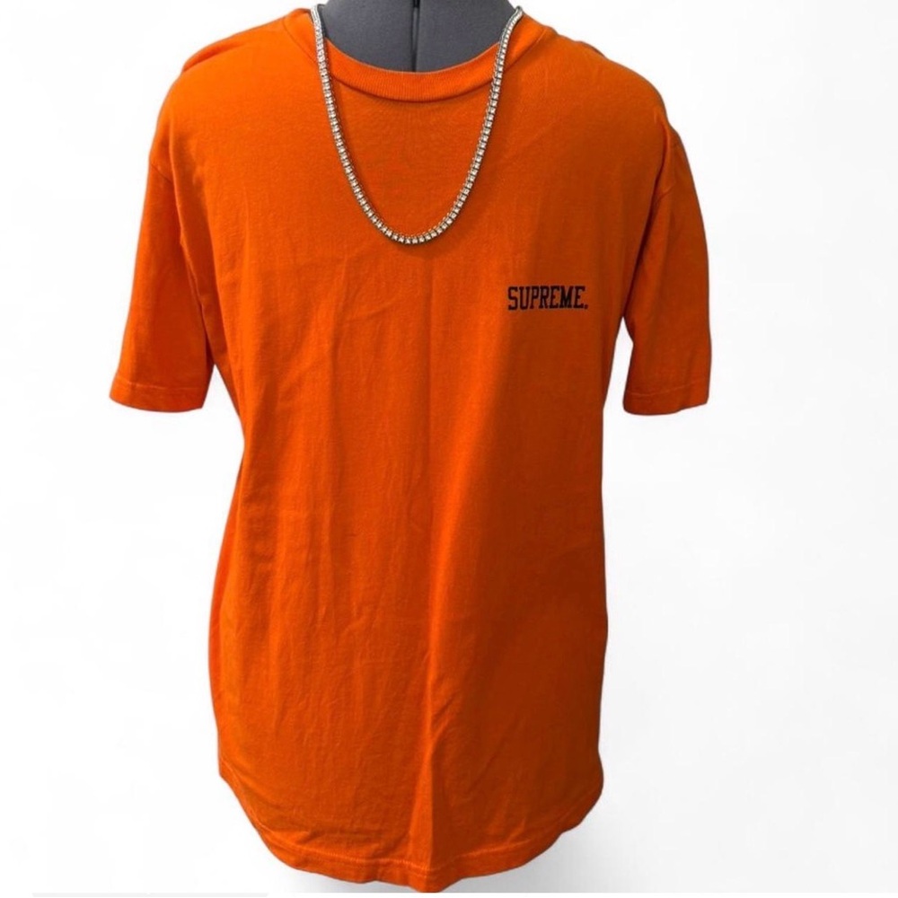 *Supreme* collab with Lamborghini Orange Men's T-Shirt